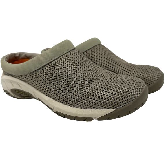 Merrell Encore Breeze 3 Clogs Women’s Size 7 Aluminum Gray Mesh Slip-On Comfort - Picture 1 of 8